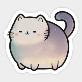 Galaxy Cat Kawaii Sticker